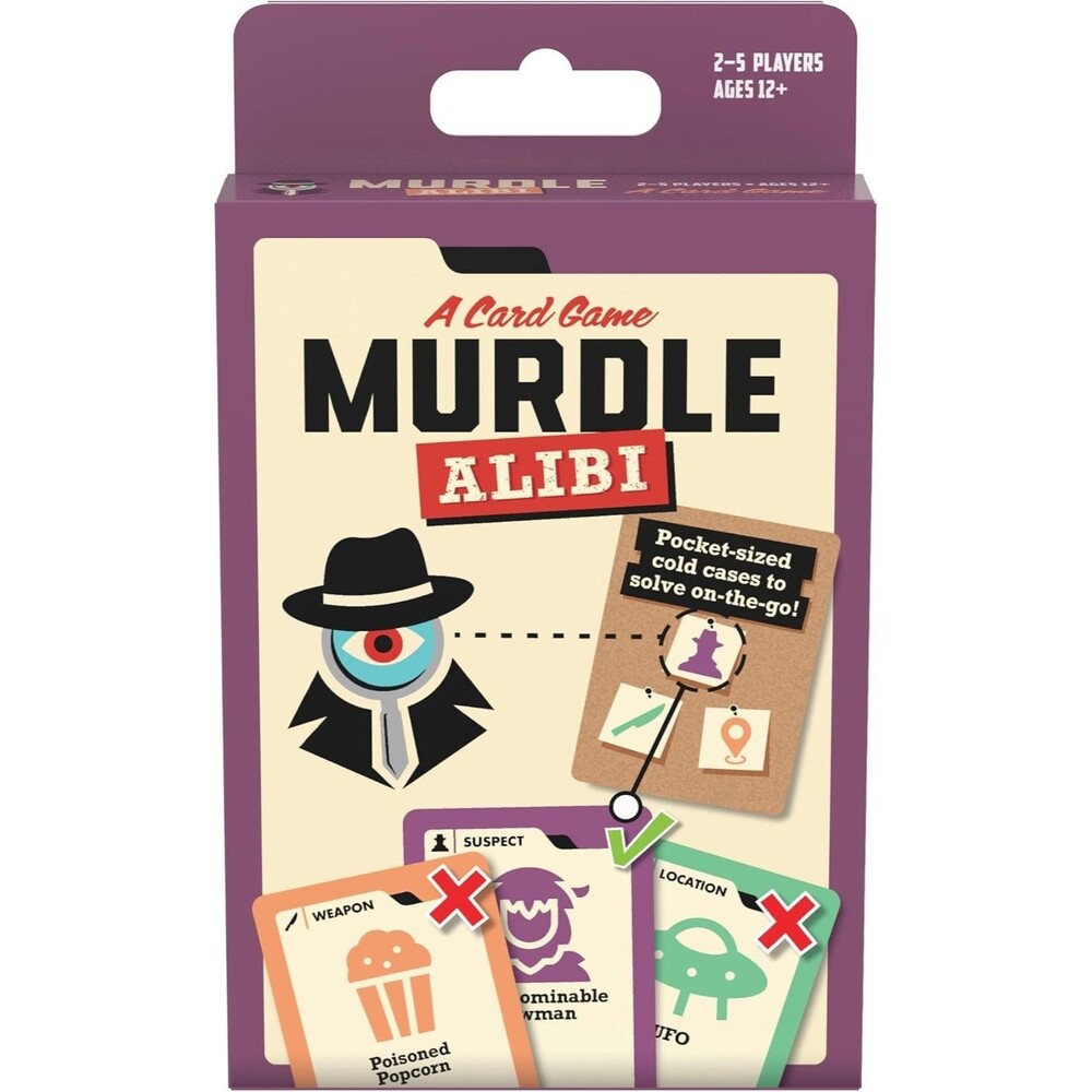 Murder Mystery Card Game Pocket Travel Family Party Game 2-5 Players Ages 12+
